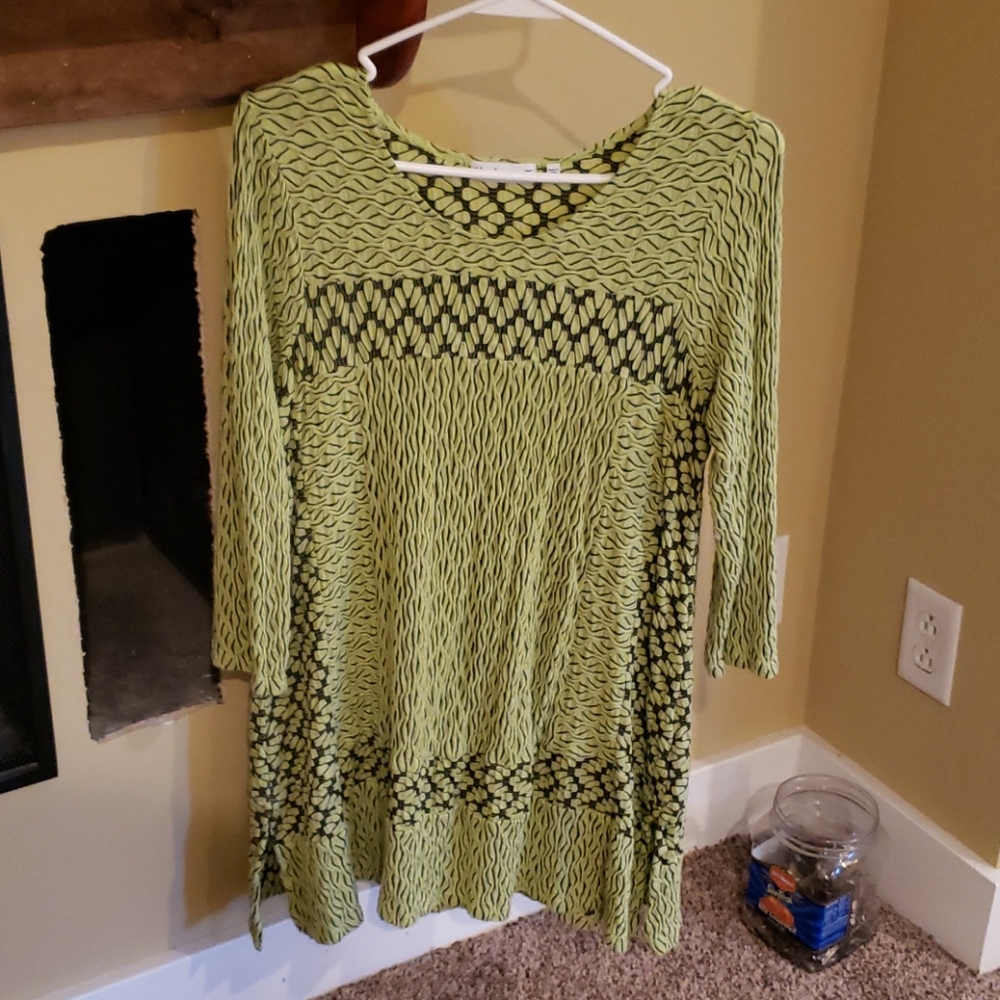 Oversized 3/4 length shirt